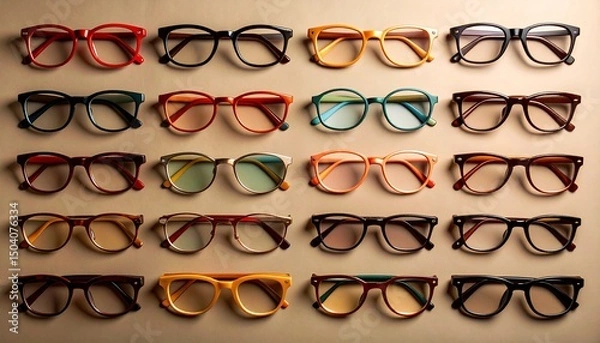 Obraz 沢山のメガネ