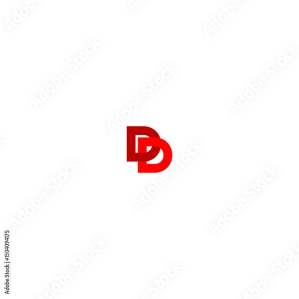 Fototapeta Initials Letter DD Logo