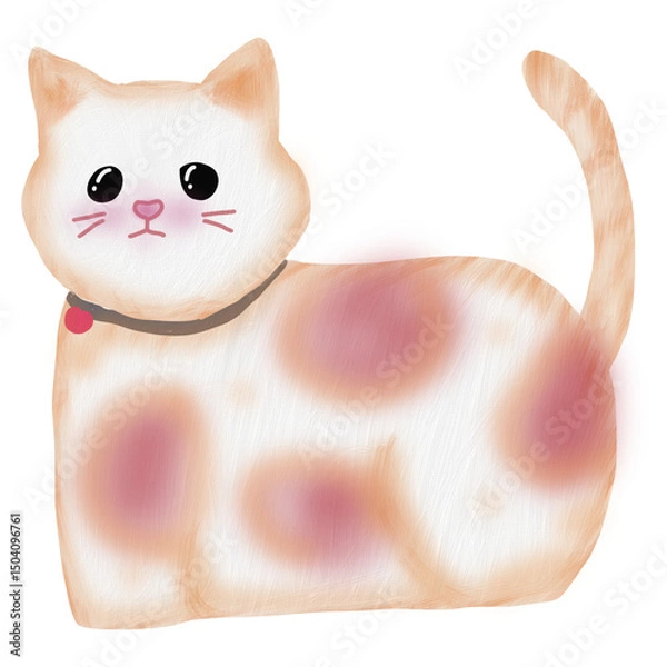 Obraz Cat cartoon lovely