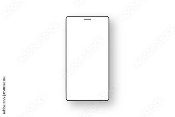 Obraz Smartphone realistic 3d design. Vector illustration 