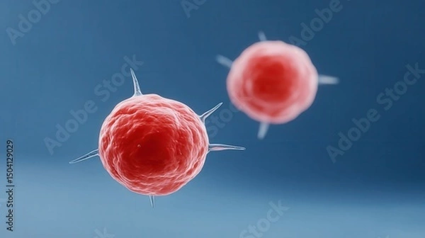 Obraz Cell Division and Differentiation in Biological Cell Proliferation