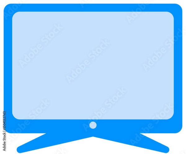 Fototapeta computer monitor vector illustration