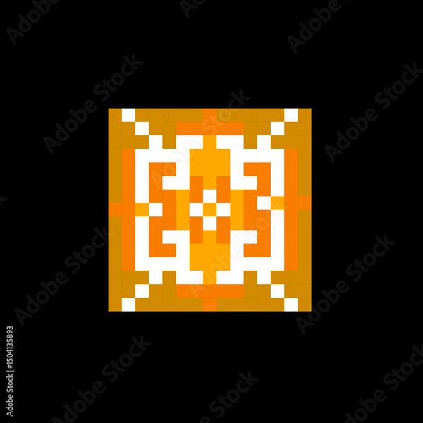 Fototapeta qr code on black background