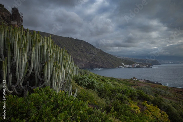 Fototapeta storm clouds over the ocean