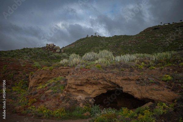 Fototapeta clouds over the hills