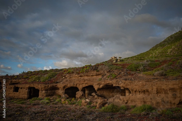 Fototapeta Caves and the sky