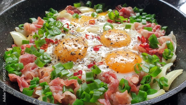 Obraz ei mit speck