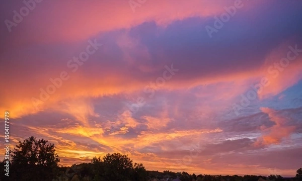 Obraz 노을 붉은노을 멋진하늘