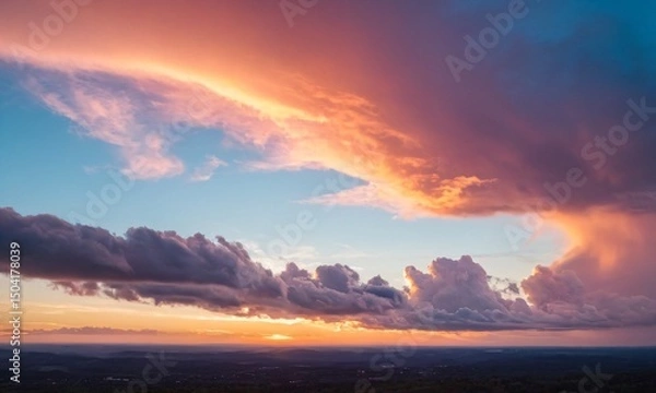 Obraz 노을 붉은노을 멋진하늘