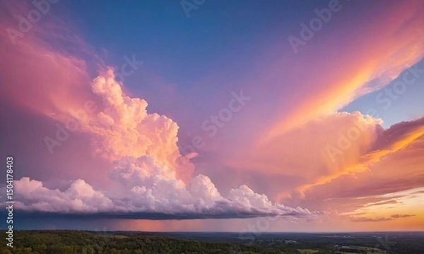 Obraz 노을 붉은노을 멋진하늘