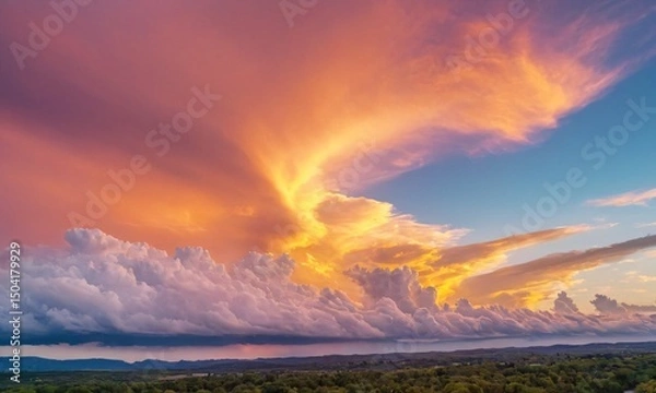 Obraz 노을 붉은노을 멋진하늘