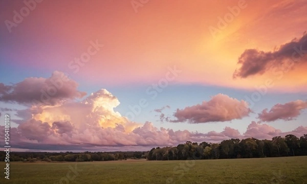 Obraz 노을 붉은노을 멋진하늘