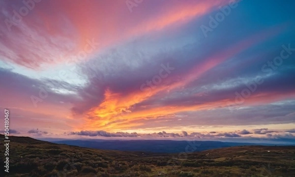 Obraz 노을 붉은노을 멋진하늘