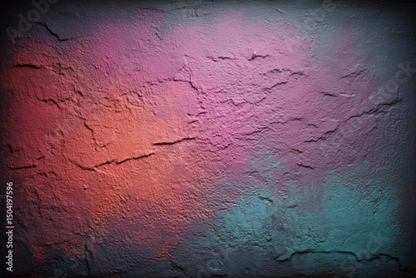 Fototapeta Vintage grunge old grain crack wall textures frame,paper frame with copy space