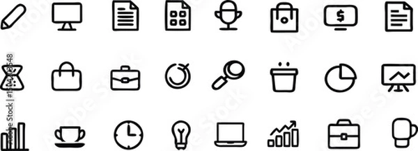 Fototapeta Elegant Black Monogram Initial Design perfect for branding logos and stylish iconography