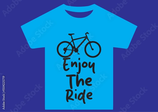 Fototapeta PrinT-shart, design, bicycle,templatem,typography