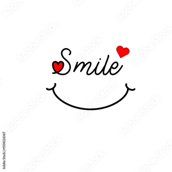 Obraz smile and heart