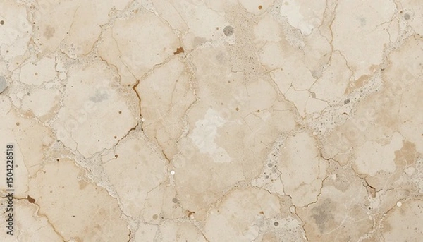 Obraz High Resolution Beige Marble Texture Background Cracked Stone Surface Detail