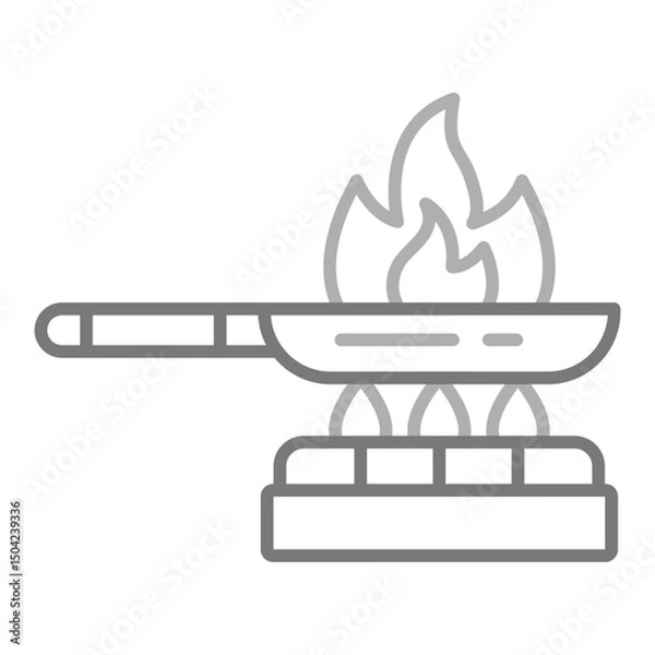 Fototapeta Flame Icon