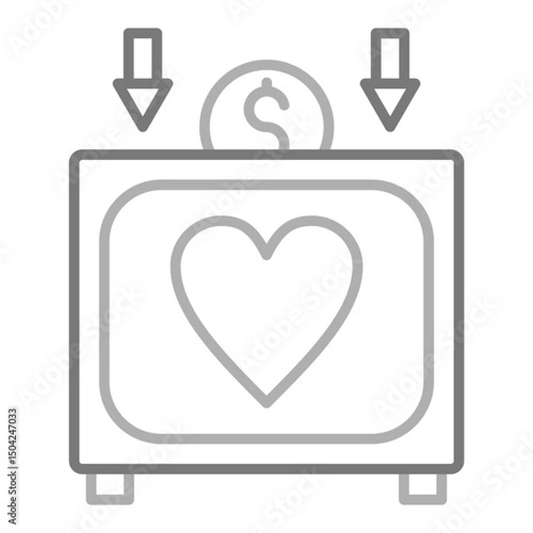 Obraz Fundraiser Icon