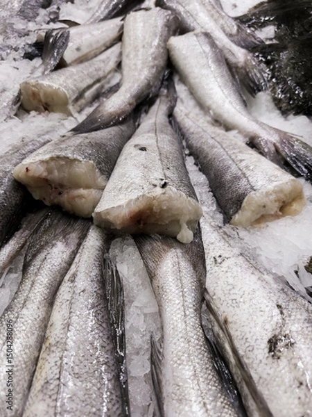 Obraz Hake tails at the fishmonger