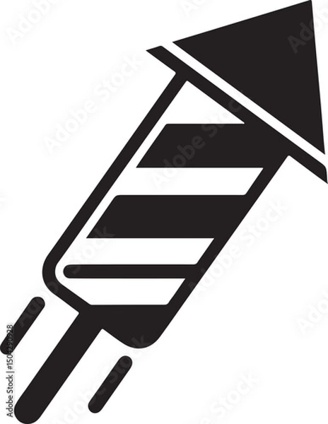 Obraz illustration of a fork and knife on white background