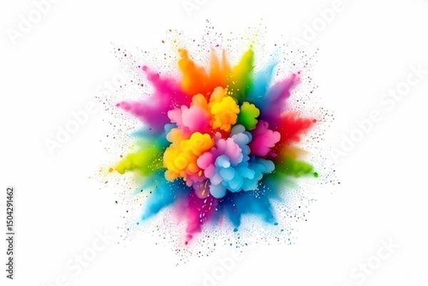Fototapeta Vibrant Chromatic Explosion A Study in Color and Form