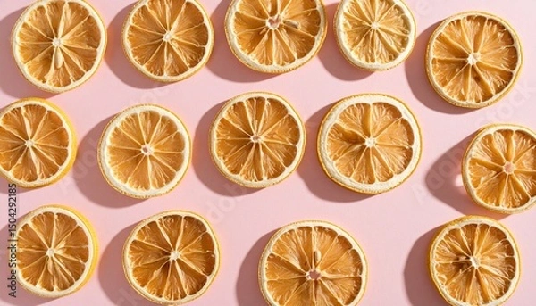 Fototapeta seamless pattern of citrus fruits