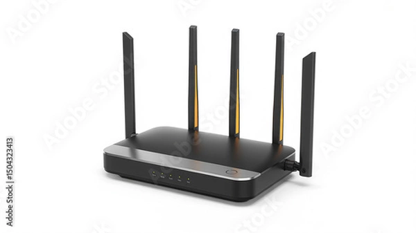 Fototapeta Modern Wireless Router generative ai