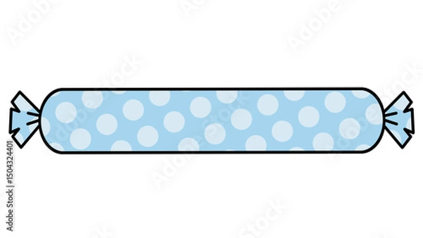 Obraz キャンディテロップベースドット(ブルー)