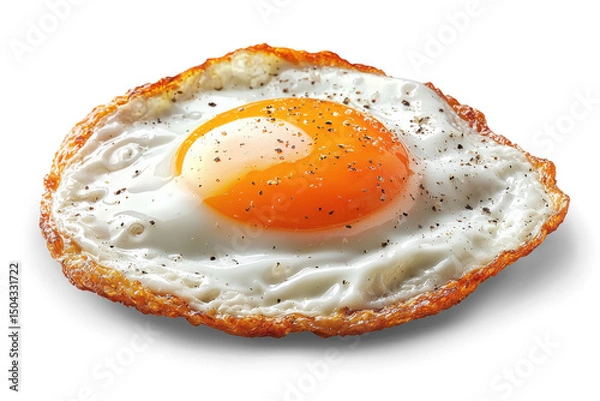 Obraz Perfect Sunny-Side-Up Egg with Crispy Edges