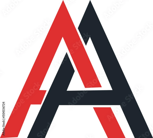 Obraz A  A Font Logo Design New 