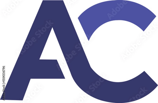 Obraz A  C Font Logo Design New 