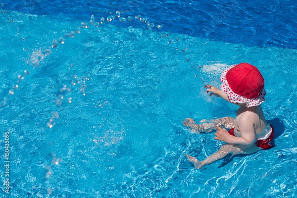 Obraz Bébé dans l'eau