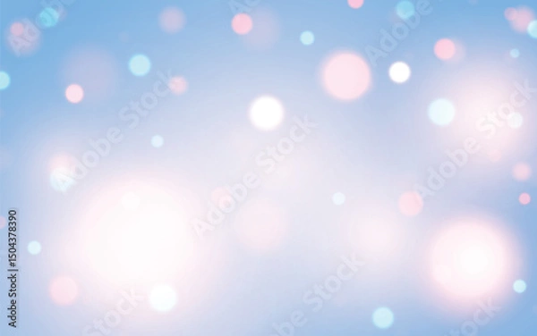 Fototapeta Soft Glowing Lights Bokeh with Warm Sunset Tones
Elegant blur of golden and pastel dots on gradient background, Background decoration