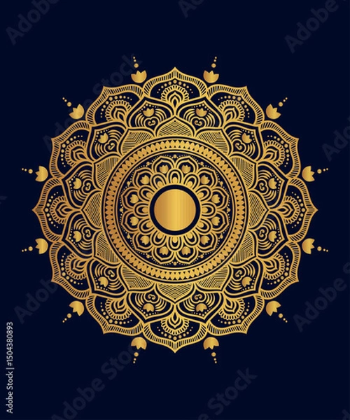 Obraz mandala design template