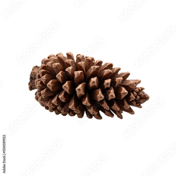 Obraz Elegant pine cone with intricate details, perfect for nature and design elements..