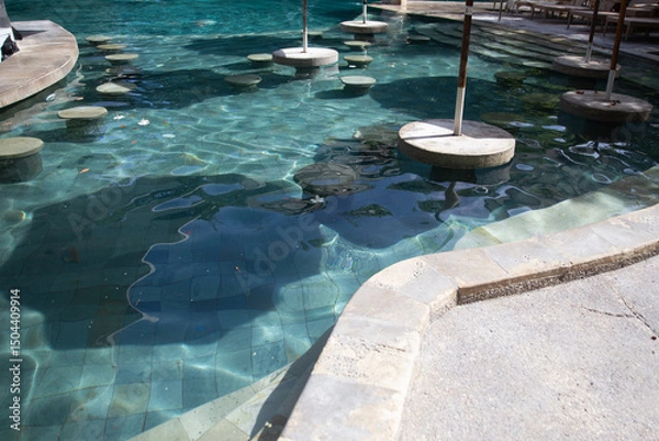 Obraz Pool swim up bar