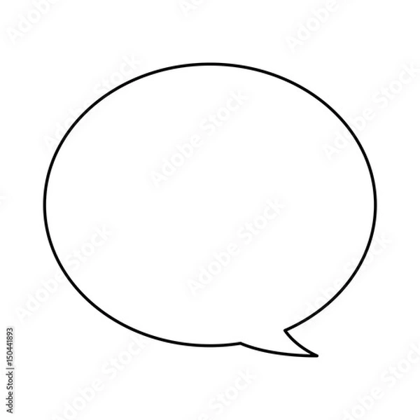 Fototapeta Comic bubble symbol icon vector illustration graphic design