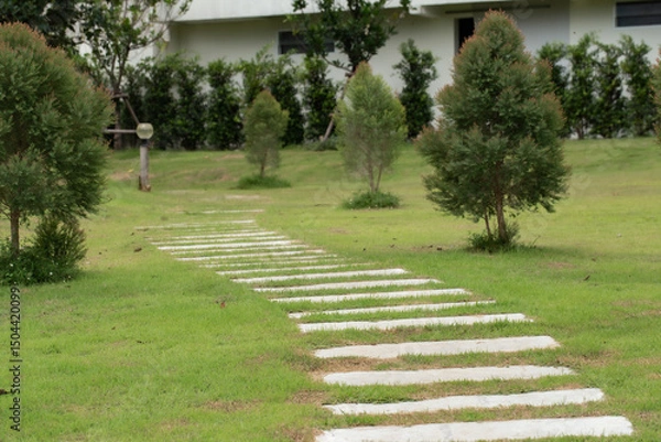 Obraz Architecture, Back Yard, Block Shape, Cement, City