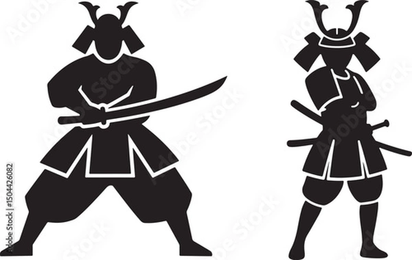 Obraz Samurai Warrior icon