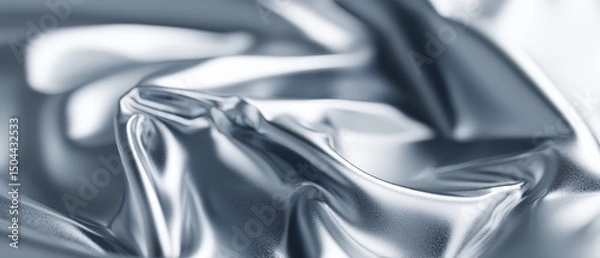 Obraz Abstract Silver Drape Texture