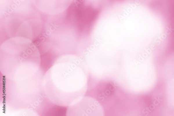 Fototapeta Abstract pink bokeh background blur