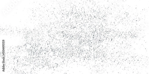 Obraz Abstract silver confetti foil splatter glitter on transparent background. Vector confetti for celebration with gray glitter festive background