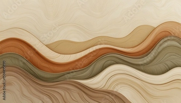 Fototapeta Natural Organic Line Texture Abstract Background