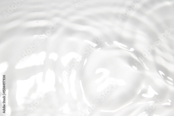 Fototapeta Soft White Water Ripple Texture for Background or Design Use