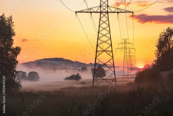 Obraz Wieczór i mgły