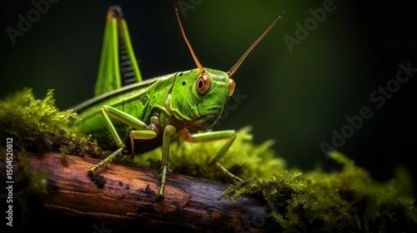 Fototapeta Enhancing photography with composition techniques  using insects to create space and depth
