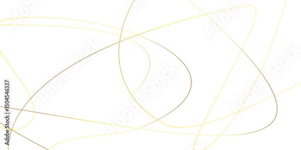 Obraz Random chaotic lines abstract geometric pattern.white color in backdrop.