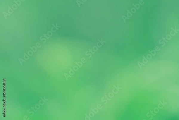 Obraz Dreamy electric spring green zen bokeh background of saturated chartreuse blend and bright leafy green. . Create a lovely ethereal, serene and tranquil backdrop from nature's  colors.